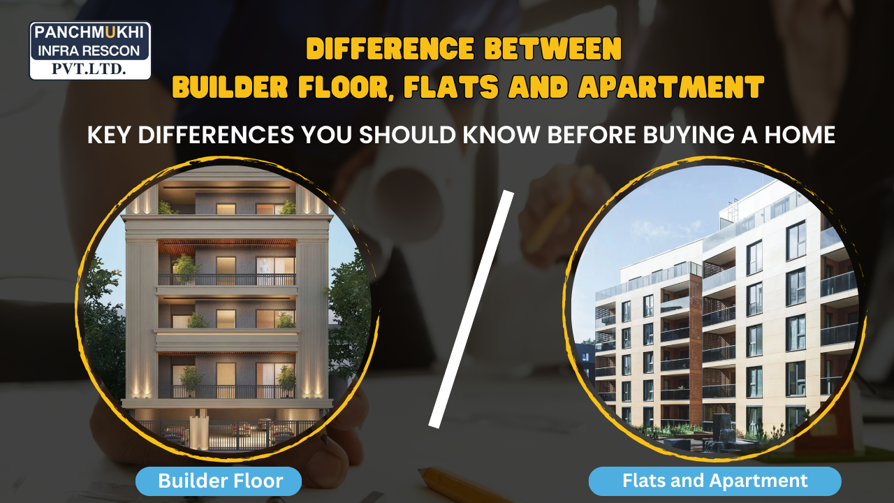 Difference Between Builder Floor Flats and Apartment
