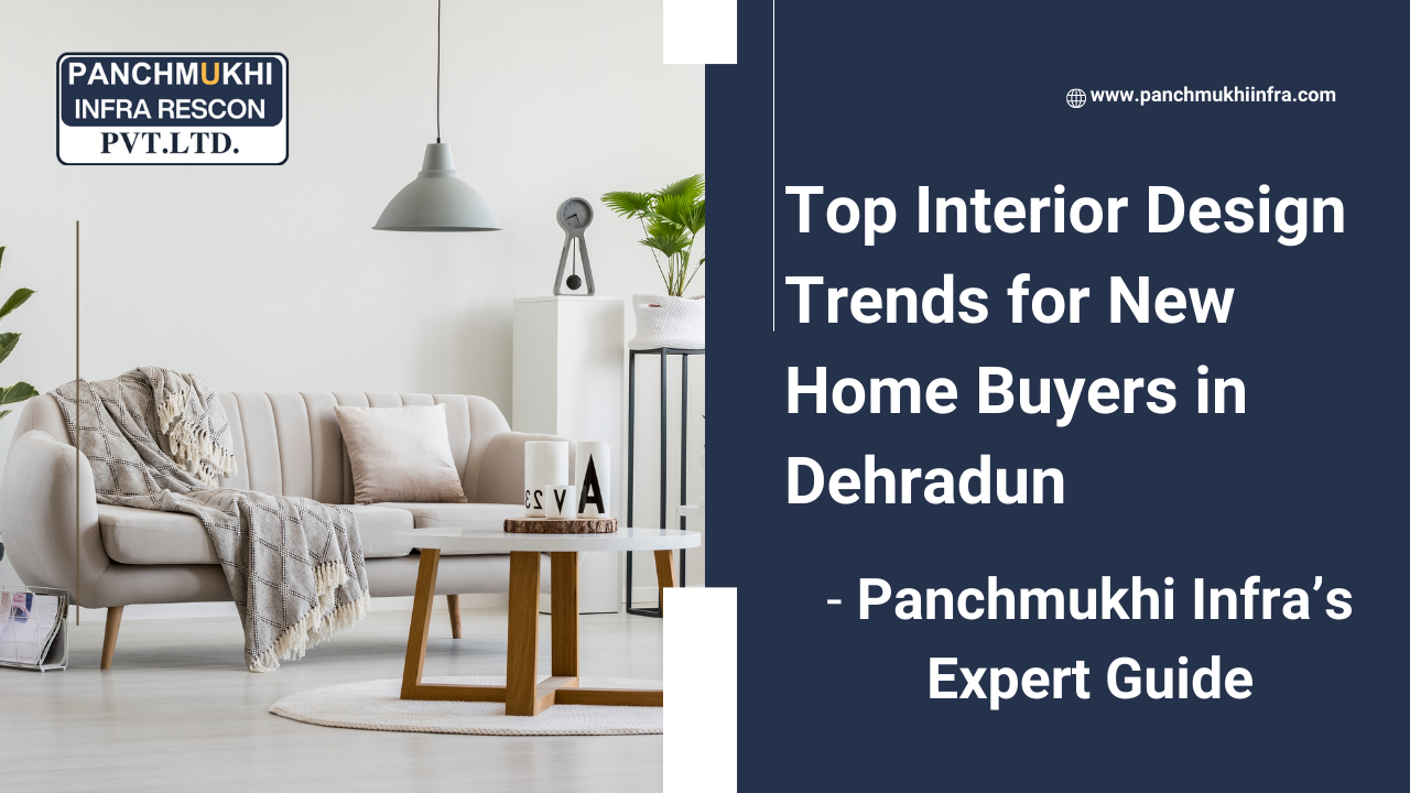 Top Interior Design Trends for New Home Buyers in Dehradun – Panchmukhi Infra’s Expert Guide