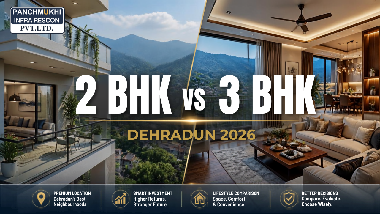 2 BHK vs 3 BHK in Dehradun: Which Is Better for Investment & Family in 2026?
